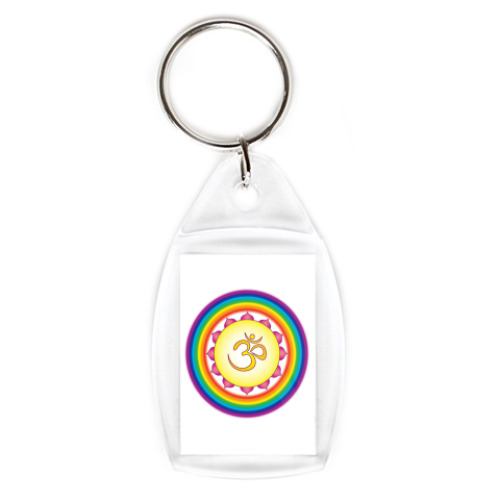 Брелок с принтом   Ом