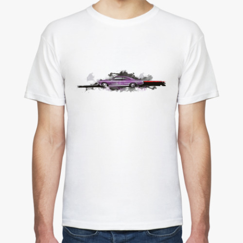 Футболка с принтом Muscle car.