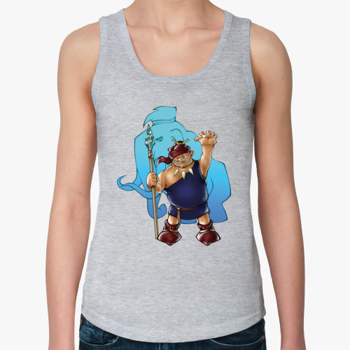 Женская майка с принтом Древний человек