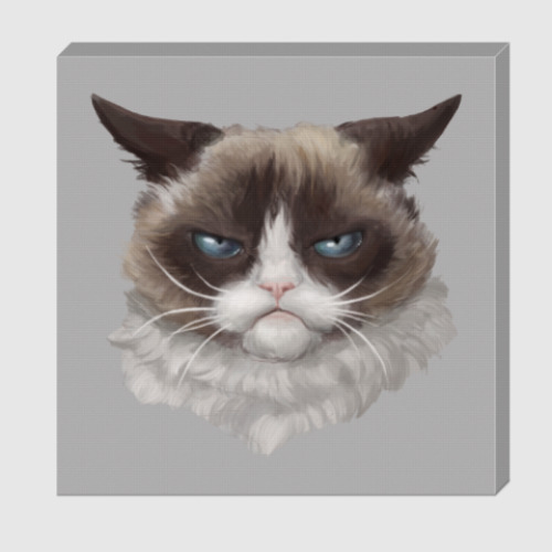 Холст Grumpy Cat / Сердитый Кот