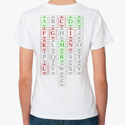 Классическая футболка I am wonderful - f***ng dream