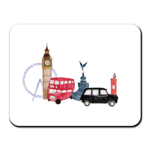 Коврик для мыши с принтом England