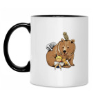 Кружка двухцветная