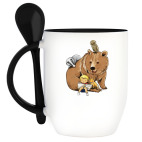 Кружка с ложкой