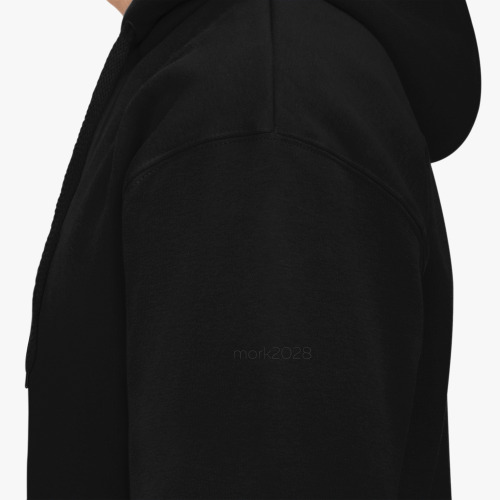 Толстовка худи Тень с цветочком