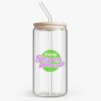 Банка с бамбуковой крышкой