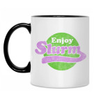 Кружка двухцветная