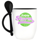 Кружка с ложкой