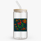 Банка с бамбуковой крышкой