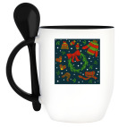 Кружка с ложкой