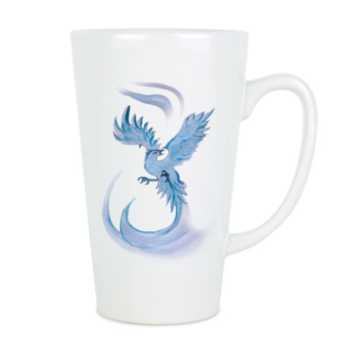 Чашка Латте с принтом "Феникс"