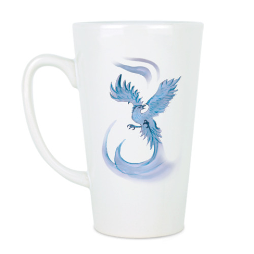 Чашка Латте с принтом "Феникс"