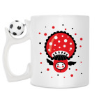 Кружка с футбольным мячиком