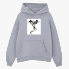 Толстовка худи оверсайз