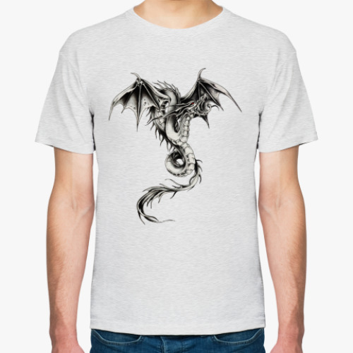 Футболка с принтом Дракон