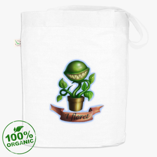 Сумка шоппер с принтом Я цветочек