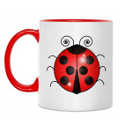 Двухцветная кружка Коровка