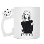 Кружка с футбольным мячиком