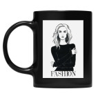 Кружка цветная UV-DTF