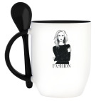 Кружка с ложкой