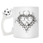 Кружка с футбольным мячиком