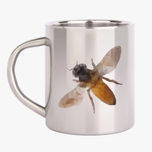 Кружка металлическая Пчела / Bee