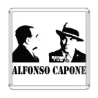 Магнит 6.5 x 6.5 см Аль Капоне