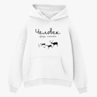 Толстовка худи оверсайз