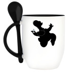 Кружка с ложкой