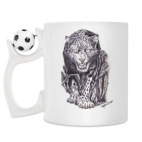 Кружка с футбольным мячиком