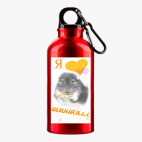 Металлическая бутылка 400 мл UV-DTF