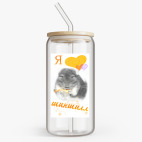 Банка с бамбуковой крышкой