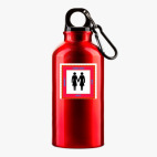 Металлическая бутылка 400 мл UV-DTF