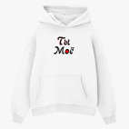 Толстовка худи оверсайз