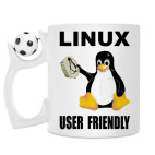 Кружка с футбольным мячиком