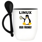 Кружка с ложкой