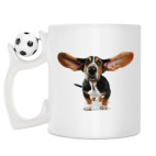 Кружка с футбольным мячиком