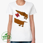 Женская футболка органик