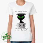 Женская футболка органик