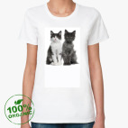 Женская футболка органик