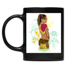 Кружка цветная UV-DTF