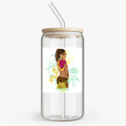 Банка с бамбуковой крышкой