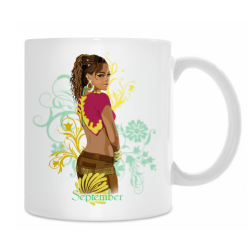 Кружка с принтом September