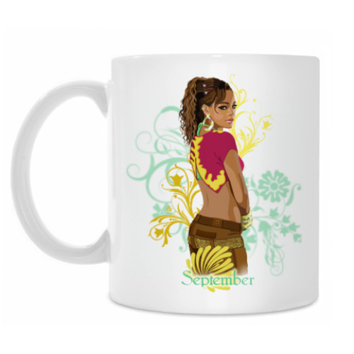 Кружка с принтом September