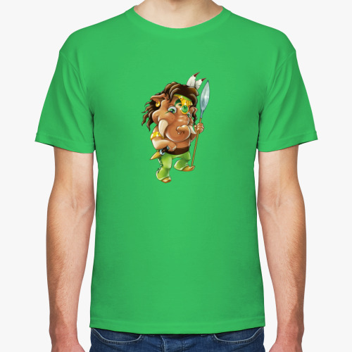 Футболка с принтом Воин-мамонтенок