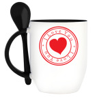 Кружка с ложкой