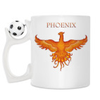 Кружка с футбольным мячиком