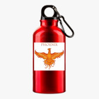 Металлическая бутылка 400 мл UV-DTF