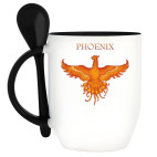 Кружка с ложкой