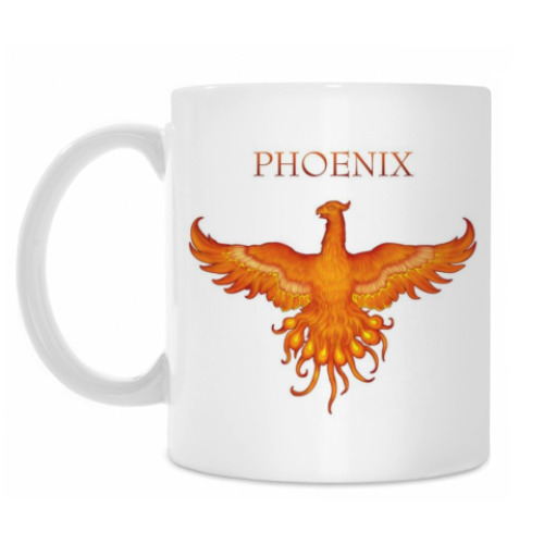 Кружка с принтом Феникс